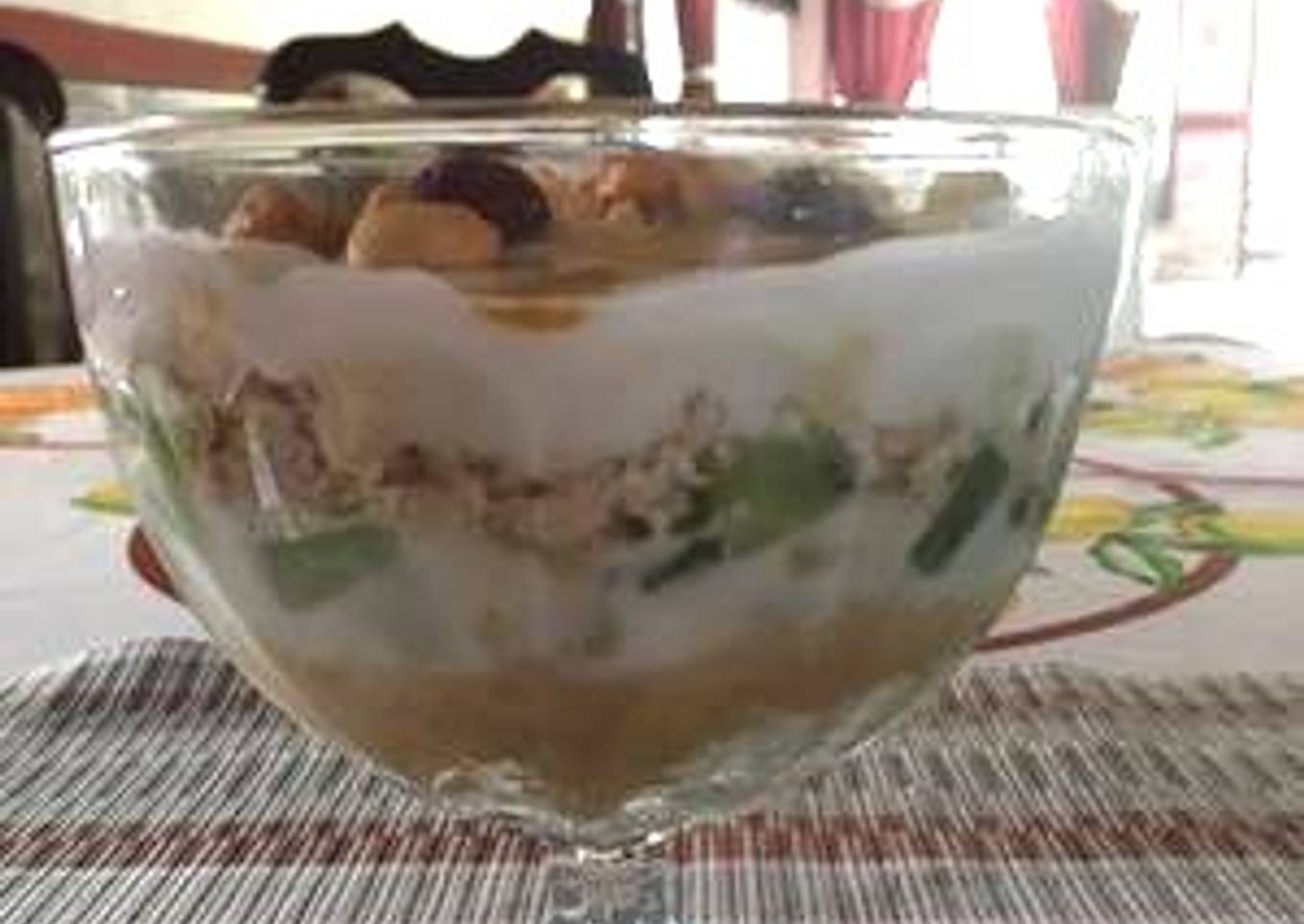 Parfait de yogurt y frutas