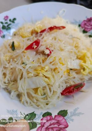 Foto resep Mihun jagung goreng sawi putih ekonomis