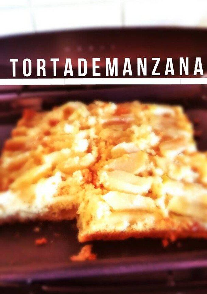 Una foto de Torta de Manzana verde rápida