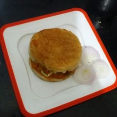 A picture of Leftover Bhaji Burger.