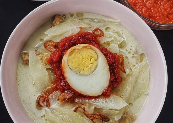 Resep Lontong sayur pepaya, Lezat