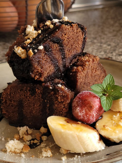 Una foto de Brownie al microondas