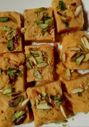 मैसूर पाक रेसिपी मुख्य फोटो