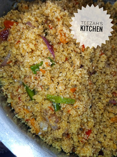 A picture of Stir fry cous cous.