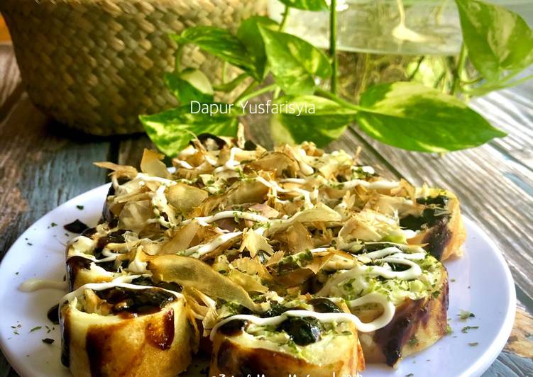 Resep Takoyaki Mudah &amp; Super Sedap (Versi Gulung) yang Menggugah Selera