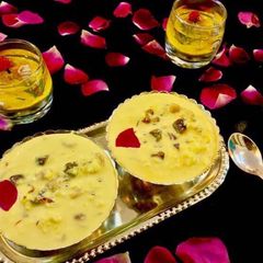 A picture of Paneer kheer.