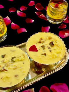 A picture of Paneer kheer.