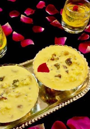 A picture of Paneer kheer.
