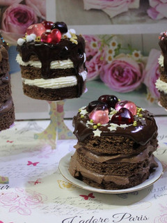 Una foto de Mini cakes de chocolate