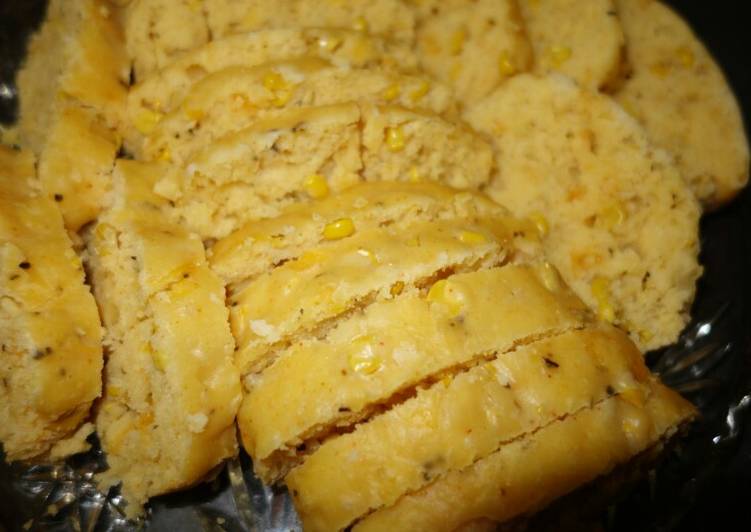 Steps to Make Quick Steamed sweetcorn bread