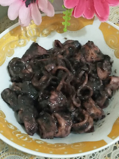 Foto resep Sotong Masak Hitam Bumbu Simpel