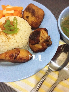 Foto resep Nasi ayam / nasi hainam / chicken rice dengan ayam madu