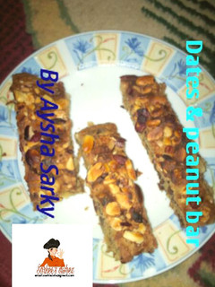 A picture of Dates and Peanut bar.