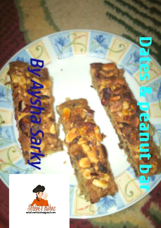 A picture of Dates and Peanut bar.