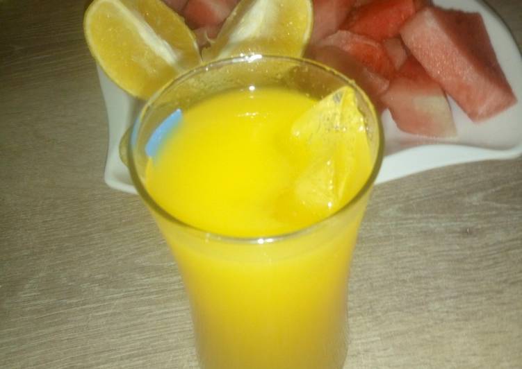Simple Way to Prepare Speedy Orange and pineapple juice