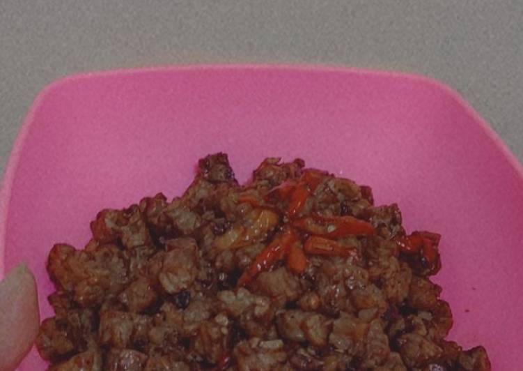 Resep Orek tempe (singkat), Enak Banget