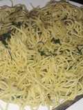 Pasta con espinaca 🍃
