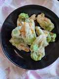 Fiori di zucca in tempura