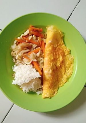 Foto resep (Day 1) Tumis kol wortel menu diet