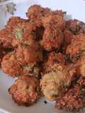 Moong daal waray (split green lentil fritters)