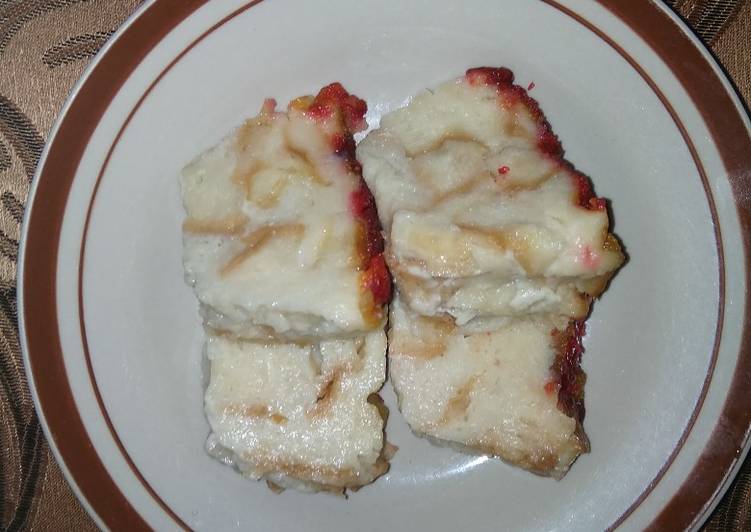 Puding Roti Tawar