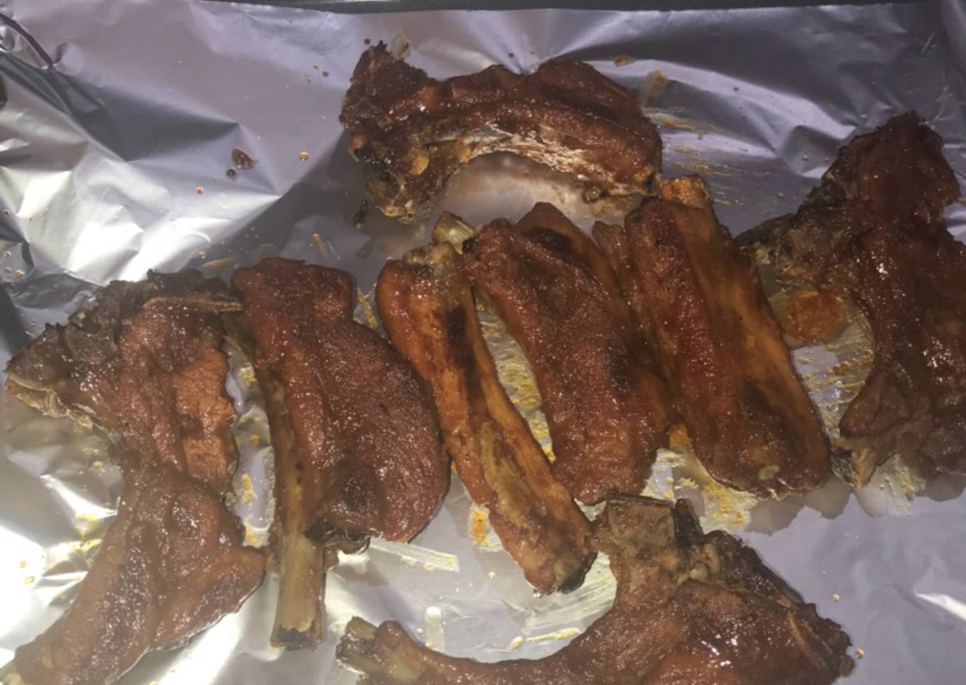 Pork Ribs Sticky Spicy tender