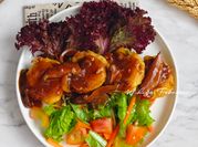 Gambar steak daging ayam giling