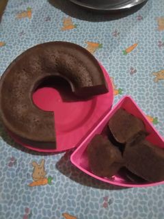 Foto resep Bolu Nutrijell Cokelat Kukus