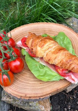O poză a rețetei Sandwich croissant!.