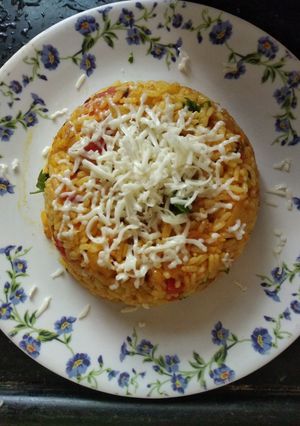 A picture of Leftover Rice Pulao.