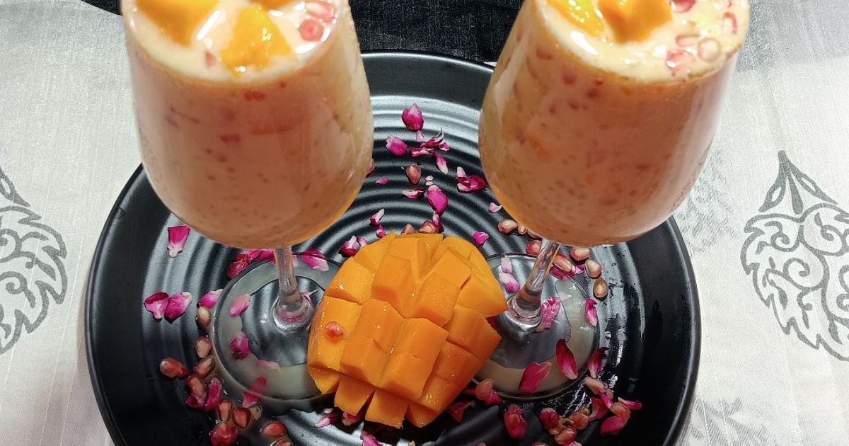 Mango Sago Smoothie Recipe by Malati Raha - Cookpad