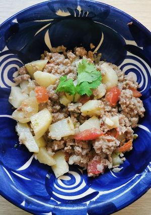 Una foto de Carne molida a la mexicana