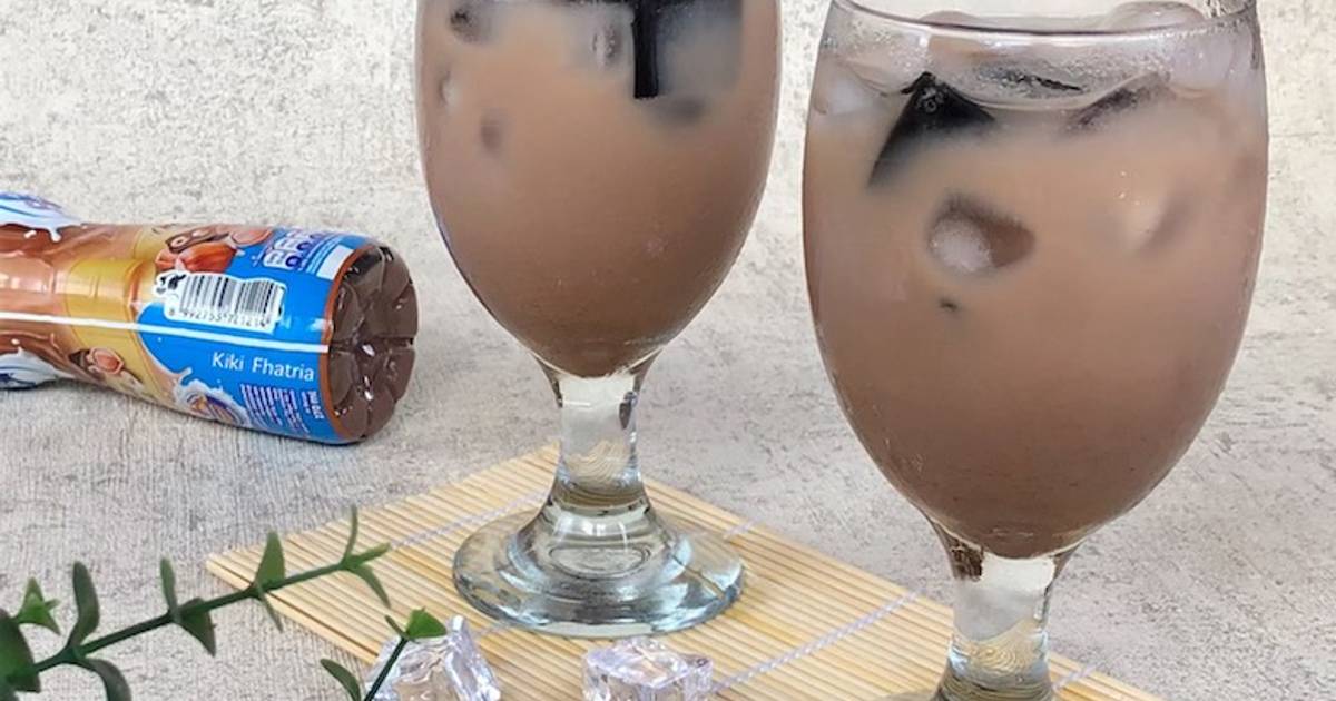 Resep Hazelnut Chocolate Milk Tea oleh Kiki Fhatria Cookpad