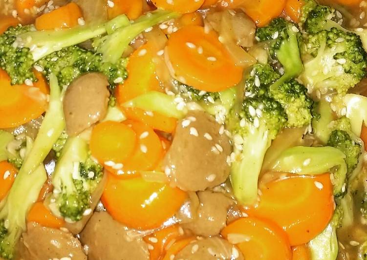 Resep Tumis Wortel Brokoli Bakso Saus Tiram Wijen Yang Nikmat