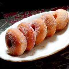 A picture of Sugar coated doughnuts.