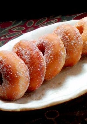 A picture of Sugar coated doughnuts.