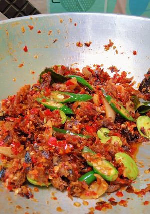Foto resep Sambel ikan tongkol suwir