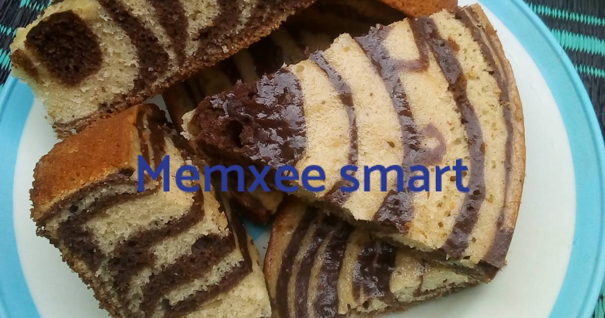 Zebra Cake Recipe By Memxee Smart Cookpad