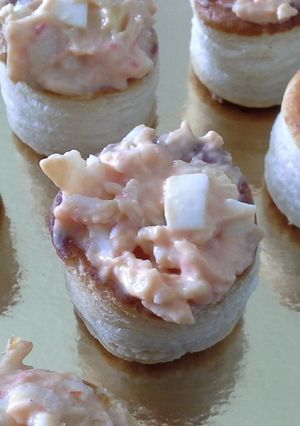 Foto principal de Volovanes de surimi y piña