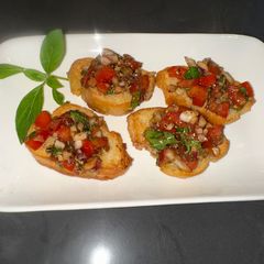 A picture of Easy Italian Tomato Bruschetta.