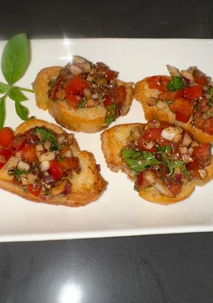 A picture of Easy Italian Tomato Bruschetta.