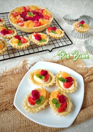 Foto resep Pie Buah Dengan Vla Bekery