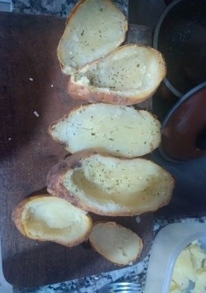 Una foto de Papas rellenas con queso