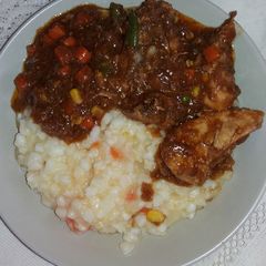 A picture of Chicken stew.