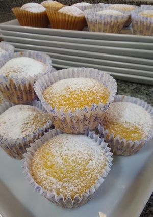 Una foto de Muffins de jengibre y limón
