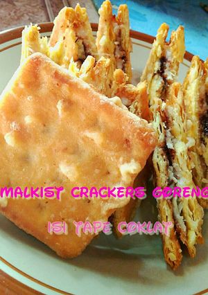 Foto resep Malkist Crackers Goreng Isi tape coklat