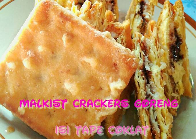 Malkist Crackers Goreng Isi tape coklat