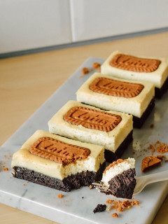Foto resep Lotus Brownie Cheesecake