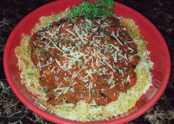 The New Way Make Recipe Mikes Spaghetti Squash  Red Vegetable Sauce Most Delicious The New Way Make Recipe Mikes Spaghetti Squash  Red Vegetable Sauce Most Delicious