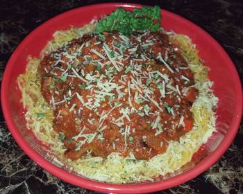 How To Making Recipe Mikes Spaghetti Squash  Red Vegetable Sauce Delicious Perfect